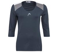 Maglietta da tennis da donna (a maniche lunghe) Head Club 22 Tech 3/4 - navy - Blu (M)