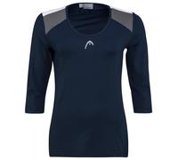 Maglietta da tennis da donna (a maniche lunghe) Head Club 22 Tech 3/4 W - dark blue - Blu (M)