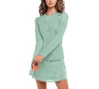 Maglietta da tennis da donna (a maniche lunghe) Lucky in Love Avant Garde 1.0 It's A Wrap Long Sleeve - sage - Verde (S)