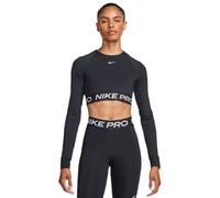 Maglietta da tennis da donna (a maniche lunghe) Nike Pro 365 Dri-Fit Cropped Long-Sleeve Top - Nero L