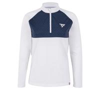 Maglietta da tennis da donna (a maniche lunghe) Tecnifibre Thermo Zipper Longsleeves - white - Bianco (XL)