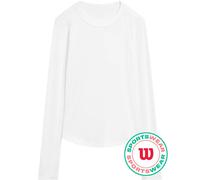 Maglietta da tennis da donna (a maniche lunghe) Wilson All Day Long Sleeve - bright white - Bianco (XS)