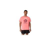 Maglietta da trail asics fujitrail con logo rosso da uomo