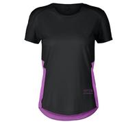 Maglietta da trail da donna Scott Tee W's Endurance Tech SS (nero/viola) XS