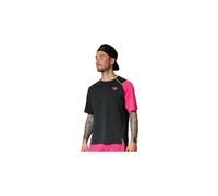 Maglietta da trail dynafit dna nero rosa uomo