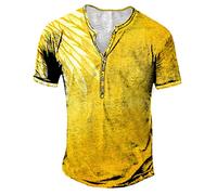 Maglietta da uomo a maniche corte per la vita quotidiana, da uomo, estiva, alla moda, casual, con stampa digitale 3D, maglietta a maniche corte, per sport al chiuso e all'aperto, vita quotidiana