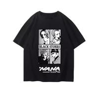 Maglietta da Uomo Anime Nana Magliette Osaki Nana Magliette Estive Y2K Design retrò Abbigliamento in Cotone