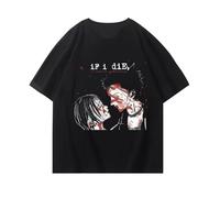 Maglietta da Uomo Anime Nana Magliette Osaki Nana Magliette Estive Y2K Design retrò Abbigliamento in Cotone