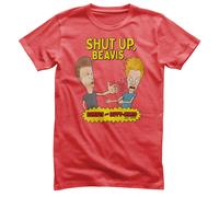 Maglietta Da Uomo Beavis E Butt-Head - Shut Up Beavis Licenziata Ufficialmente