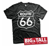 Maglietta Da Uomo BIG & TALL Con Logo Ufficiale Route 66 3XL, 4XL, 5XL