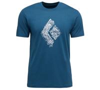 T-shirt Black Diamond Engineered Diamond manica corta blu intenso - XL