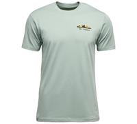 Maglietta da uomo Black Diamond M Mountainscape SS Tee Taglia: XL / Colore: grigio