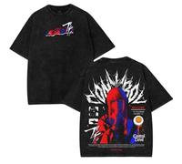 Maglietta da Uomo Chainsaw Anime Man Magliette Denji Reze Makima Magliette Estive Y2K Design retrò Abbigliamento in Cotone