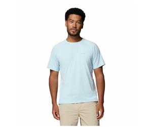Maglietta da uomo Columbia Alpine Chill™ Pro Ss Crew Taglia: M / Colore: azzurro