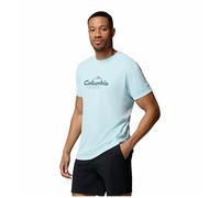 Maglietta da uomo Columbia Zero Rules™ Light SS Graphic Crew Taglia: M / Colore: azzurro