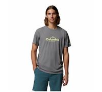 Columbia Sportswear Maglietta da uomo Zero Rules™ Light SS Graphic Crew leggera stampata Grigio XL