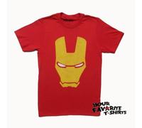 Maglietta Da Uomo Con Elmo Di Iron Man Armored Avenger Marvel Comics