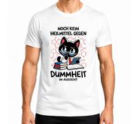 Maglietta da uomo con gatto chimico scienziato laboratorio chimica | nerd, studenti, laboratori, ricercatori, molecole, tabelle periodiche, biochimica, gatto, geek, scienze naturali, biologia
