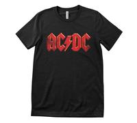 Maglietta Da Uomo Con Logo Distressed AC/DC Ufficialmente Licenziata