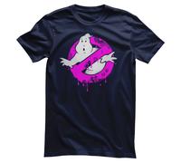 Maglietta Da Uomo Con Logo Pink Drip Dei Ghostbusters, Licenza Ufficiale