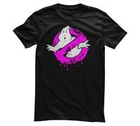 Maglietta Da Uomo Con Logo Pink Drip Dei Ghostbusters, Licenza Ufficiale