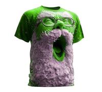 Maglietta da uomo con scollo rotondo, morbido cotone per un comfort casual quotidiano, versatile possibilità di styling come biancheria intima di base alla moda, verde, XL