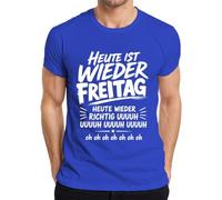 Maglietta da uomo con scritta "Heute ist Wieder Freitag Richtig Statement