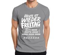 Maglietta da uomo con scritta "Heute ist Wieder Freitag Richtig Statement