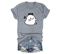 Maglietta da uomo con stampa Carnevale ISchokolinse I Fastnacht I Fasnt I Fasnt I Halloween T-Shirt Donna 2025 Girocollo Top Camicia Top, grigio chiaro, M