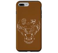 Maglietta da uomo con tigre, motivo Puma Jaguar, gatto predatore Custodia per iPhone 7 Plus/8 Plus