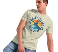 Maglietta Da Uomo Del Surf Shop Di Amity Island - JAWS Ufficialmente Licenziata