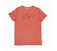 Maglietta da uomo Devold Active "Outline" Tee Man Taglia: XXL / Colore: rosso/arancio