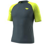 Maglietta da uomo Dynafit Ultra S-Tech S/S Tee M Taglia: S-M / Colore: grigio/giallo