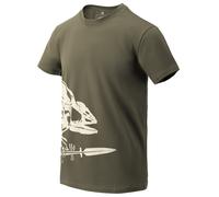 Maglietta da uomo Helikon-Tex T-Shirt (Full Body Skeleton) Taglia: XL / Colore: verde