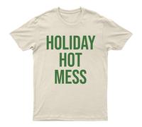 Maglietta da uomo Holiday Hot Mess Christmas Humor Holidays maglietta...
