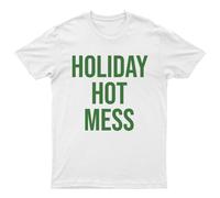 Maglietta da uomo Holiday Hot Mess Christmas Humor Holidays maglietta...