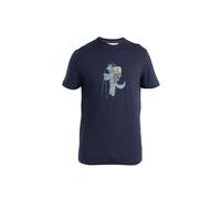 Maglietta da uomo Icebreaker Men Merino 150 Tech Lite SS Tee Tech Head Taglia: M / Colore: blu scuro