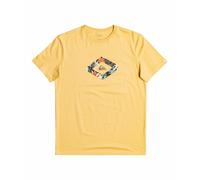 Maglietta da uomo in cotone SS Quiksilver ~ Let It Ride senape