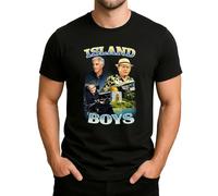 Maglietta da uomo Island Boys - Politica Satira con Epstein, Trump & Stephen Hawking
