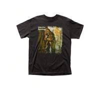 Maglietta da uomo Jethro Tull Aqualung, rock and roll, classica band, nuova, in cotone nero stampato. SI PREGA DI UTILIZZARE LA NOSTRA GUIDA ALLE TAGLIE - Circonferenza torace: Piccola - 96 cm (37,8 p