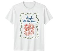 Maglietta da uomo Jingle All The Way Christmas Bells Holidays maglietta da...