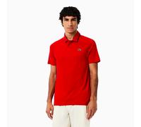 Maglietta da uomo Lacoste Novak Djokovic Ultra-Dry Stretch Polo Red S