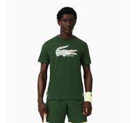 Maglietta da uomo Lacoste Roland Garros Performance Tee-Shirt Green L