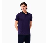 Maglietta da uomo Lacoste Ultra-Dry Stretch Polo Navy Blue/Cossak Purple M