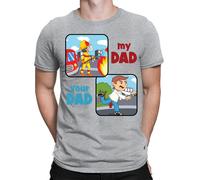 Maglietta da uomo My Dad's An Engineer What's Your Dad's Superpower Father Day