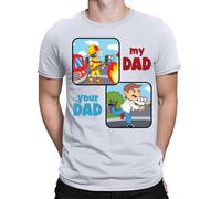 Maglietta da uomo My Dad's An Engineer What's Your Dad's Superpower Father Day