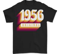 Maglietta Da Uomo Originale Del 1956 Per Il 70° Compleanno Retro 100% Cotone