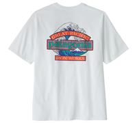 Patagonia - Great Waves Responsibili-Tee - T-shirt S bianco/grigio