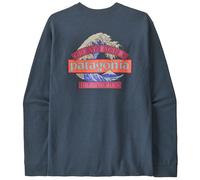 Patagonia - L/S Great Waves Responsibili-Tee - Maglia a manica lunga XL blu