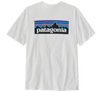 Maglietta da uomo Patagonia P-6 Logo Responsibili Tee Taglia: L / Colore: bianco/nero